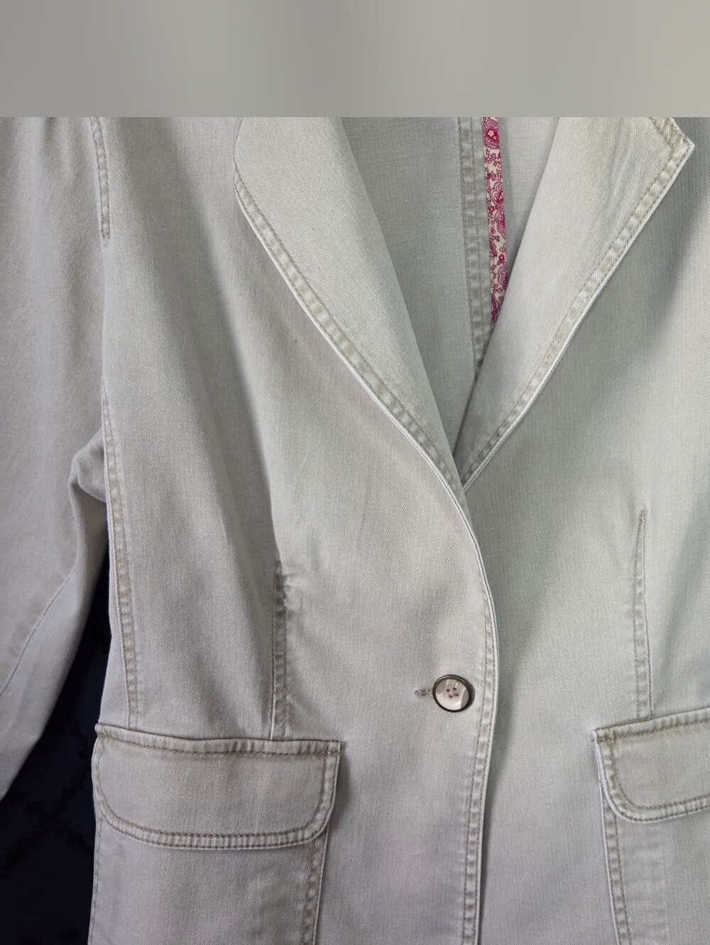 Faded Glory Light Tan Single-Button Blazer XL